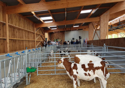 Batiment d'élevage lait bio séchage en grange saint gaudens 2018