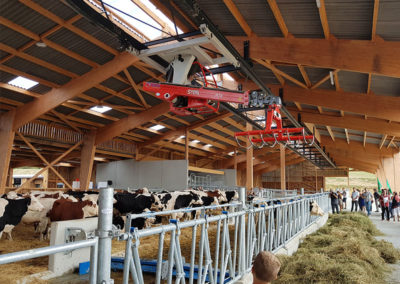 Batiment d'élevage lait bio séchage en grange saint gaudens 2018