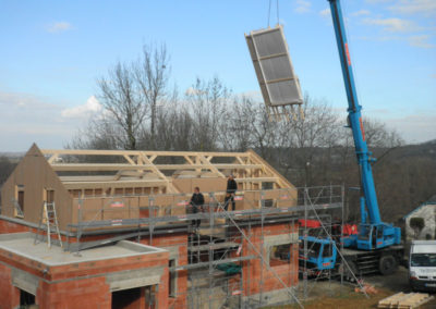 ISOLATION EN TOITURE Fibre de bois PRE FABRICATION Montgaillard (65)